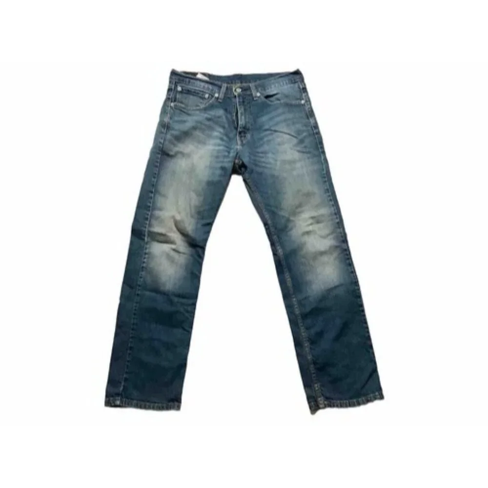 Levi's 505 Regular Fit Straight Leg Jeans Loose Fit Denim Men 31X30 Read - Picture 1 of 9